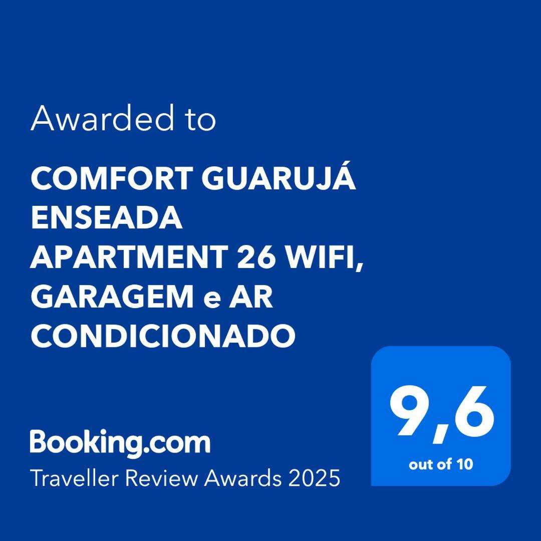 Comfort Guaruja Enseada Apartment 26 Wifi, Garagem E Ar Condicionado Exterior photo